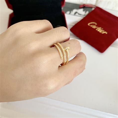 cartier nail ring replica amazon|juste un clou ring diamonds.